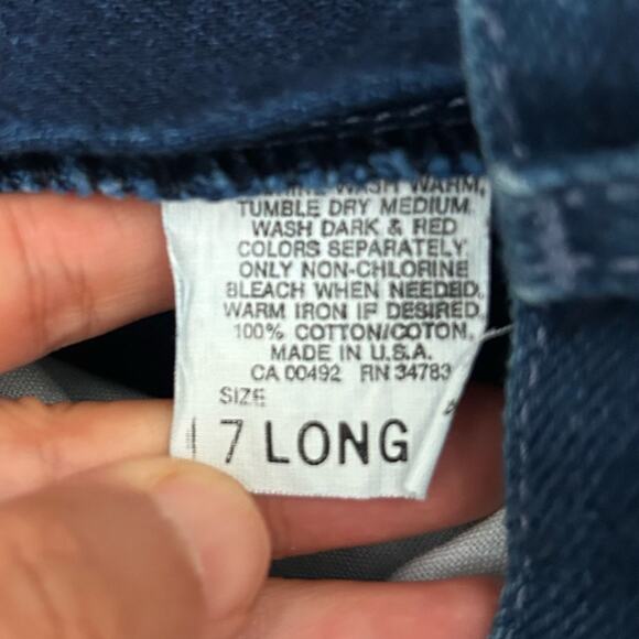 Women’s Lee vintage dark blue mom jeans-size 24 - Picture 6 of 7